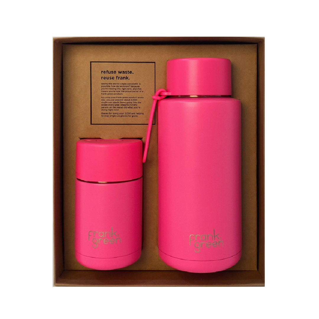 Frank Green Gift Set LARGE - Neon Pink