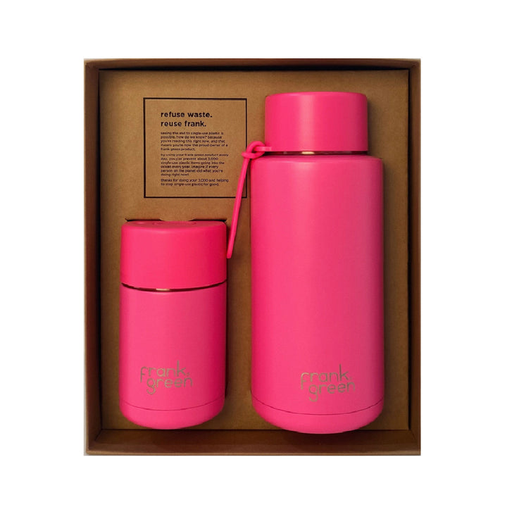 Frank Green Gift Set LARGE - Neon Pink