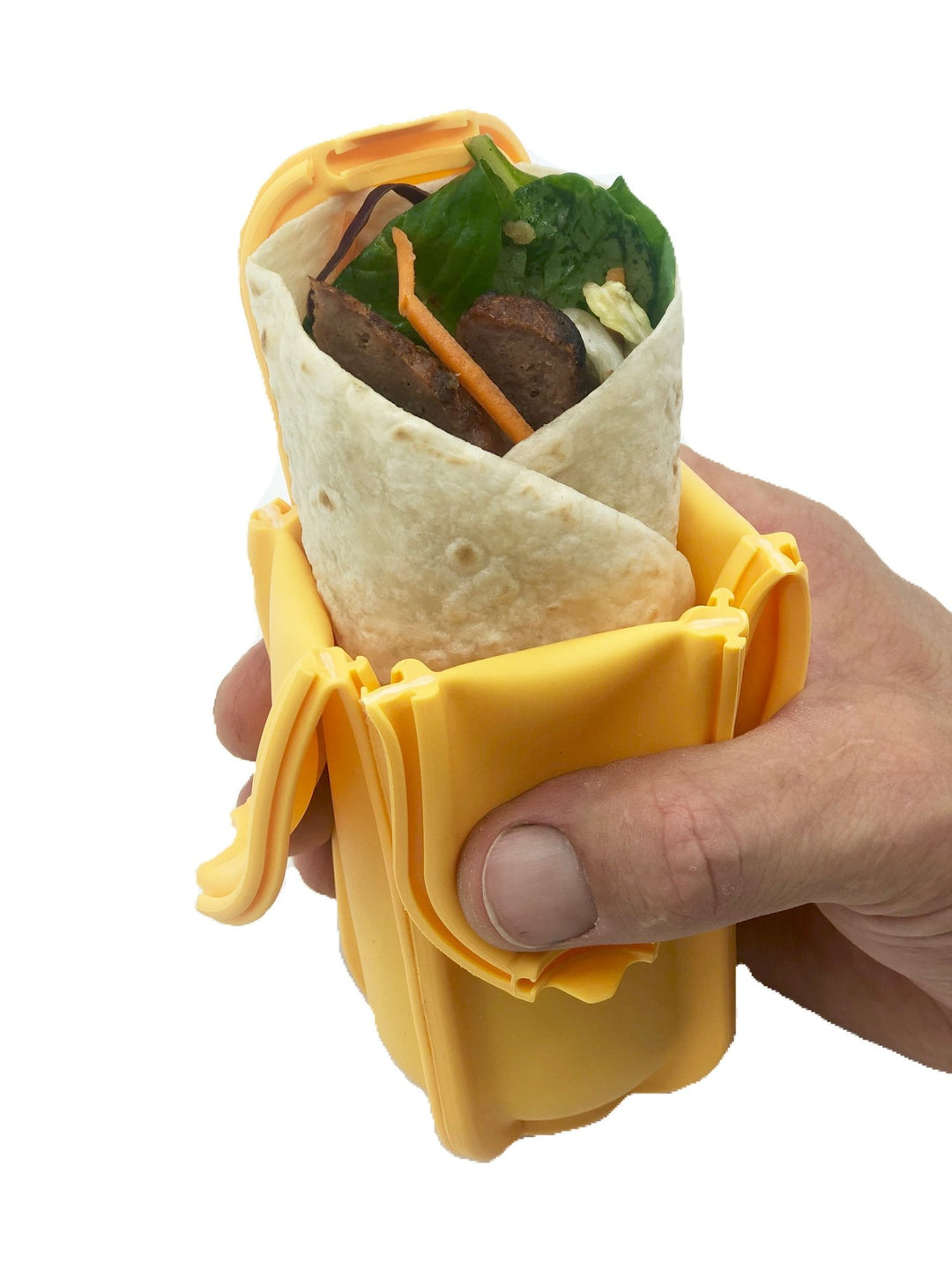 Wrap'd Silicone Wrap Holder - Yellow