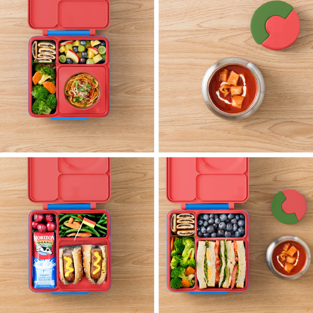 OmieBox Hot & Cold Lunch Box V2 - Scooter Red