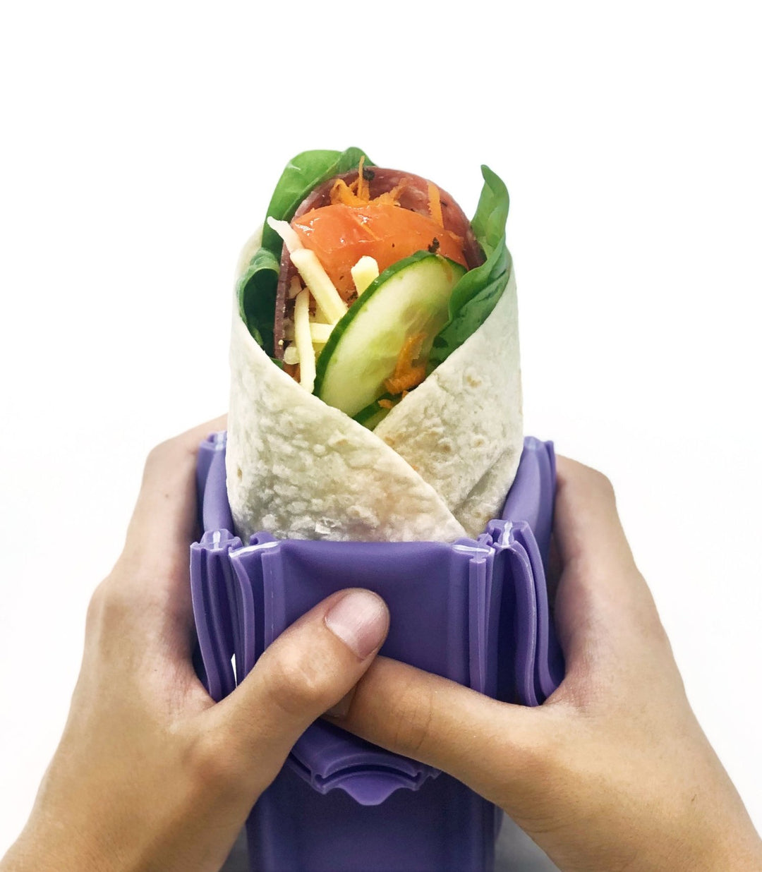 Wrap'd Silicone Wrap Holder - Purple