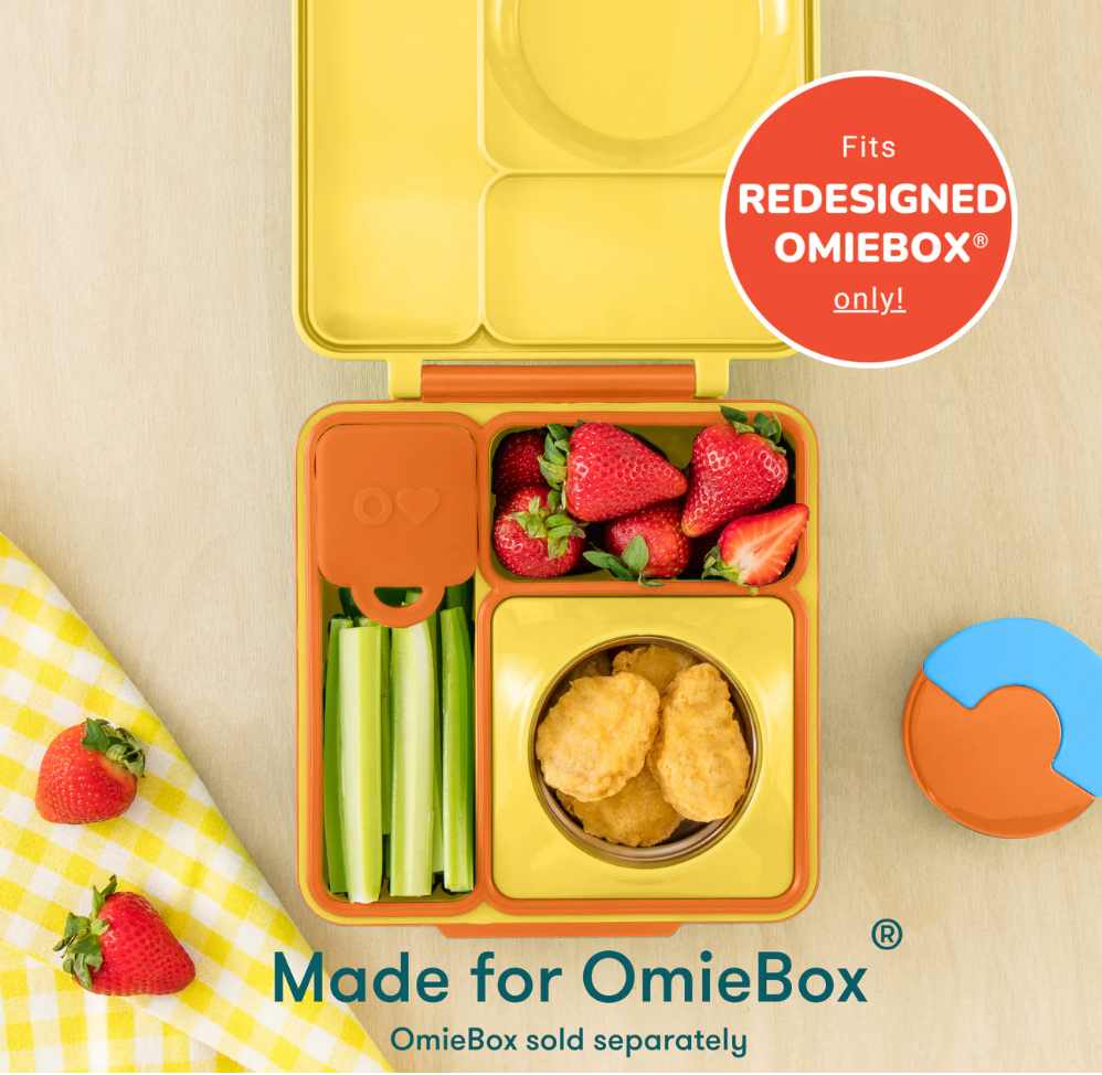 OmieDIP Silicone Dip Containers - Purple & Orange