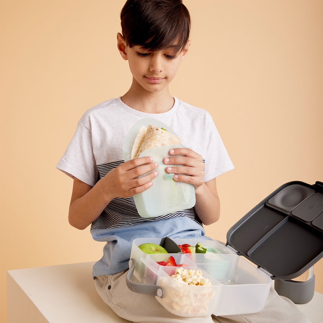 PRE-ORDER - b.box Silicone Lunch Pocket - Forest