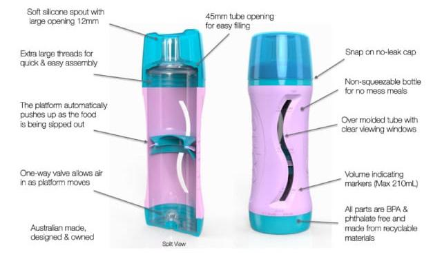 Subo Reusable Food Bottle - Limited Edition Oatmeal