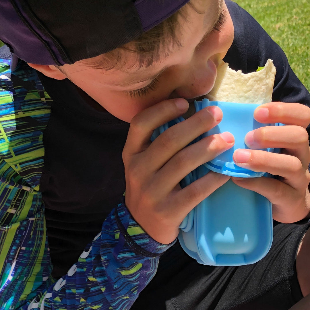 Wrap'd Silicone Wrap Holder - Blue