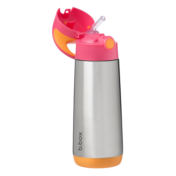 b.box Insulated Drink Bottle LARGE - Strawberry Shake