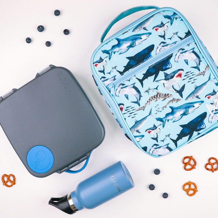 b.box Bento Lunch Box LARGE - Blue Slate