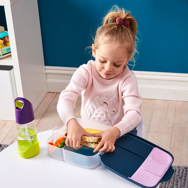b.box Bento Lunch Box LARGE - Indigo Rose