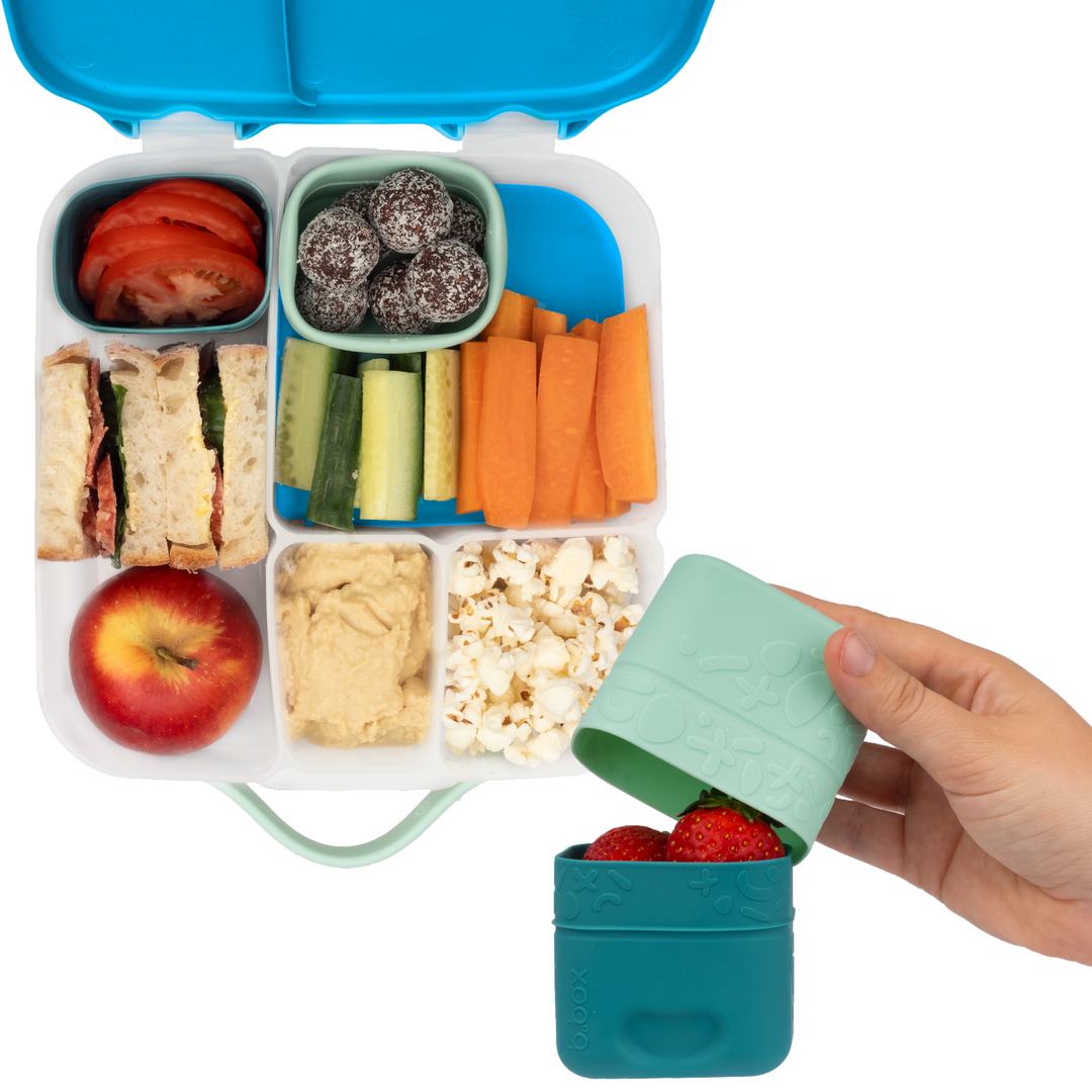 b.box Silicone Snack Cups - Berry