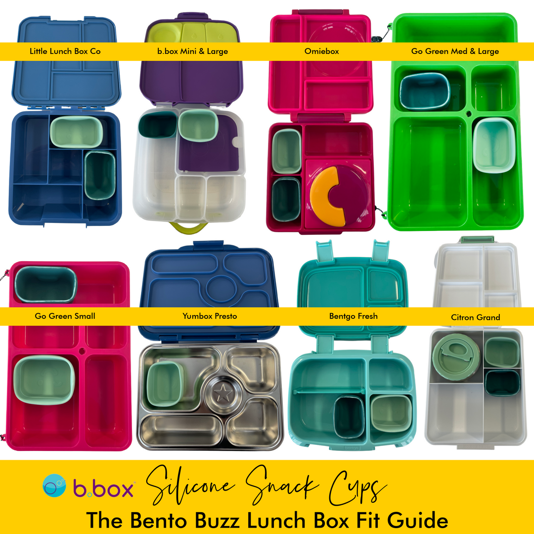 b.box Silicone Snack Cups - Berry