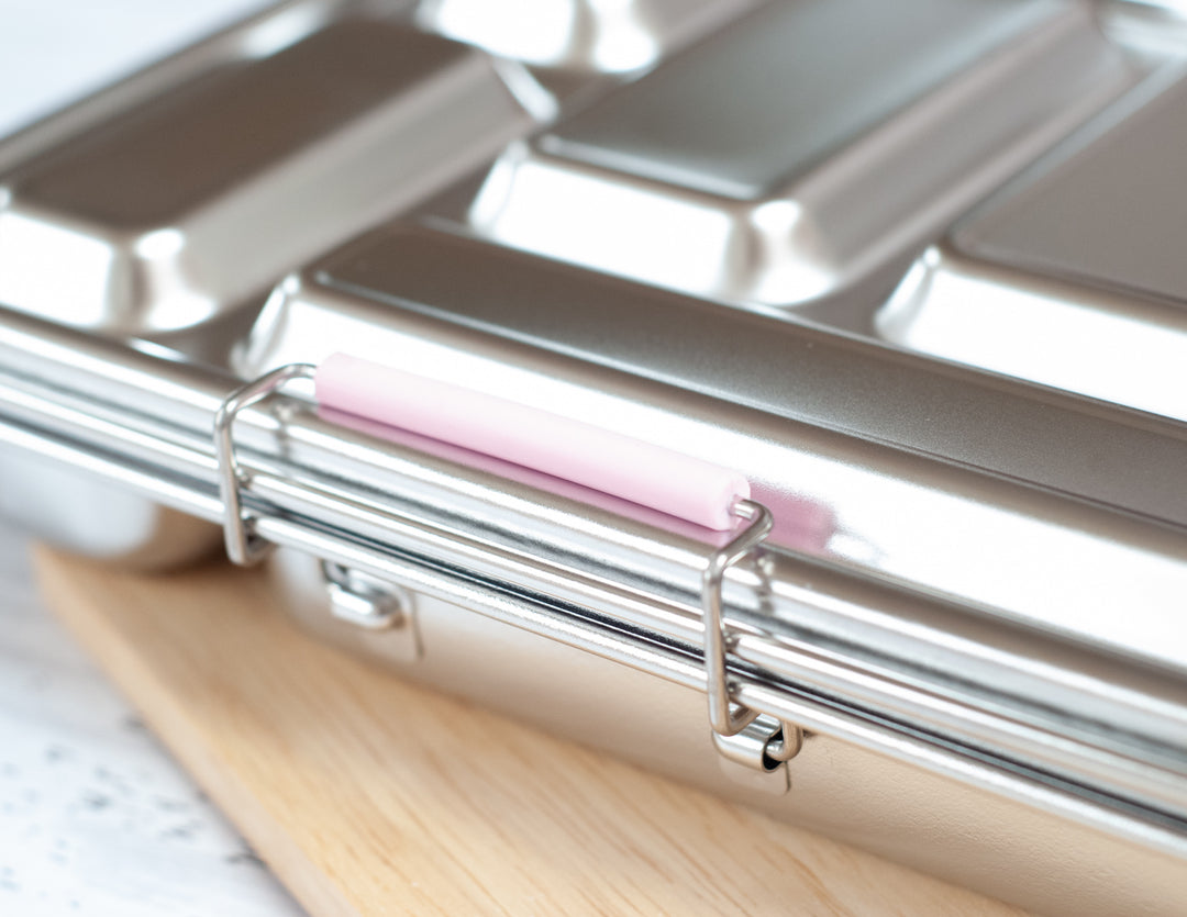 Nudie Rudie Lunch Box Stainless Steel Bento Box & Pots - Pink