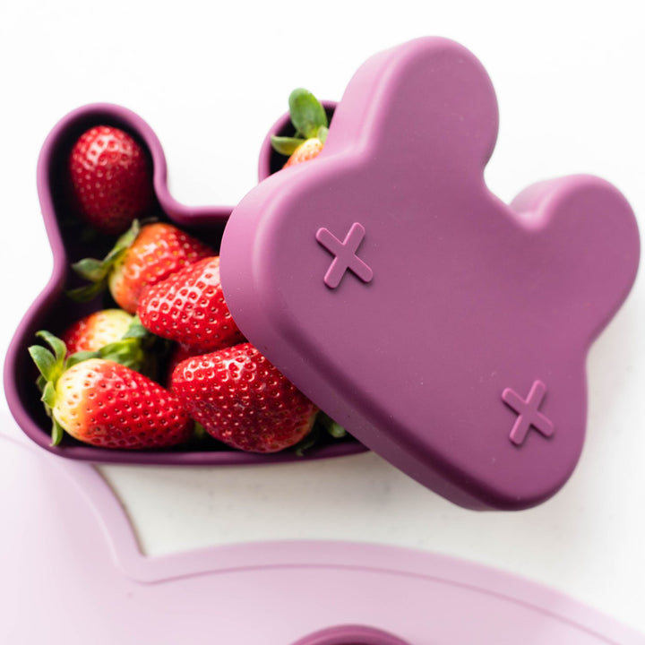 We Might Be Tiny - Snackie Silicone Snack Box - BUNNY