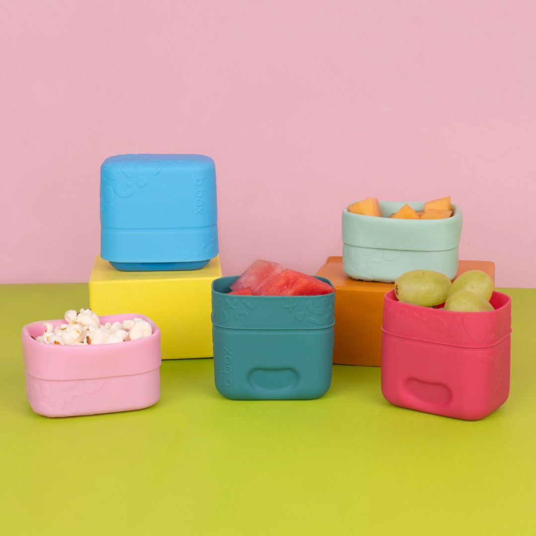b.box Silicone Snack Cups - Forest