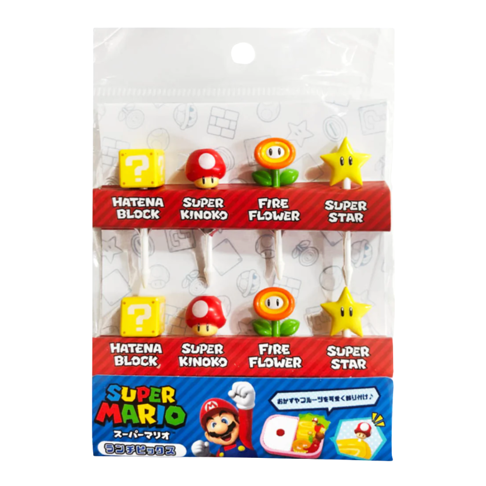 Super Mario Bento Food Picks
