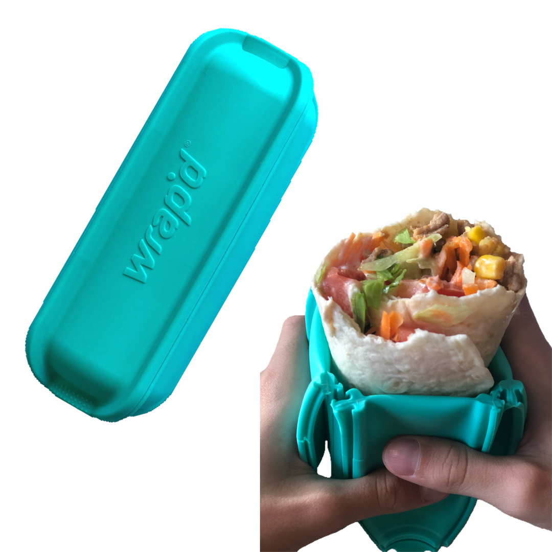 Wrap'd Silicone Wrap Holder - Aqua
