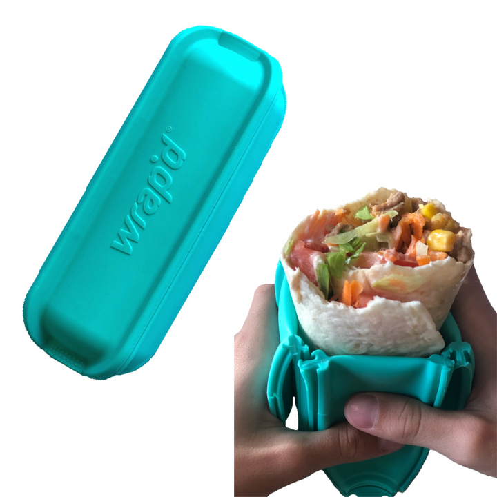 Wrap'd Silicone Wrap Holder - Aqua