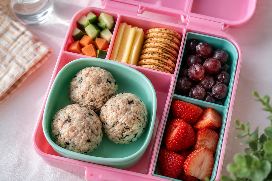 Easy Tuna Sushi Balls for Kids' Lunchboxes