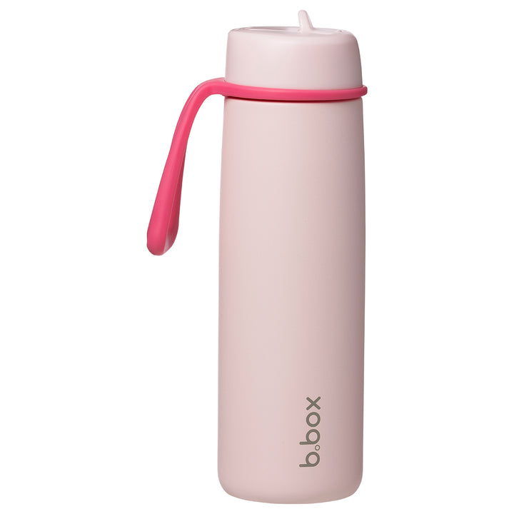 b.box Insulated Flip Top Drink Bottle 690ml - Pink Paradise