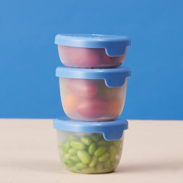 b.box 3pk Snack Tubs - Ocean