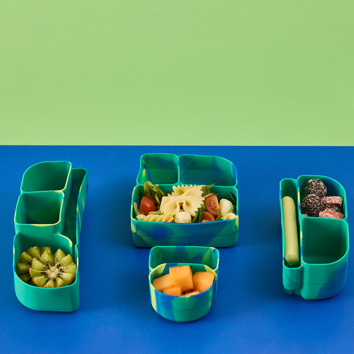 PRE-ORDER b.box Silicone Bento Buddy - SNACK - Electric Jungle