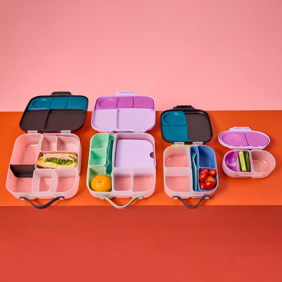 b.box Silicone Bento Buddy - LUNCH - Berry