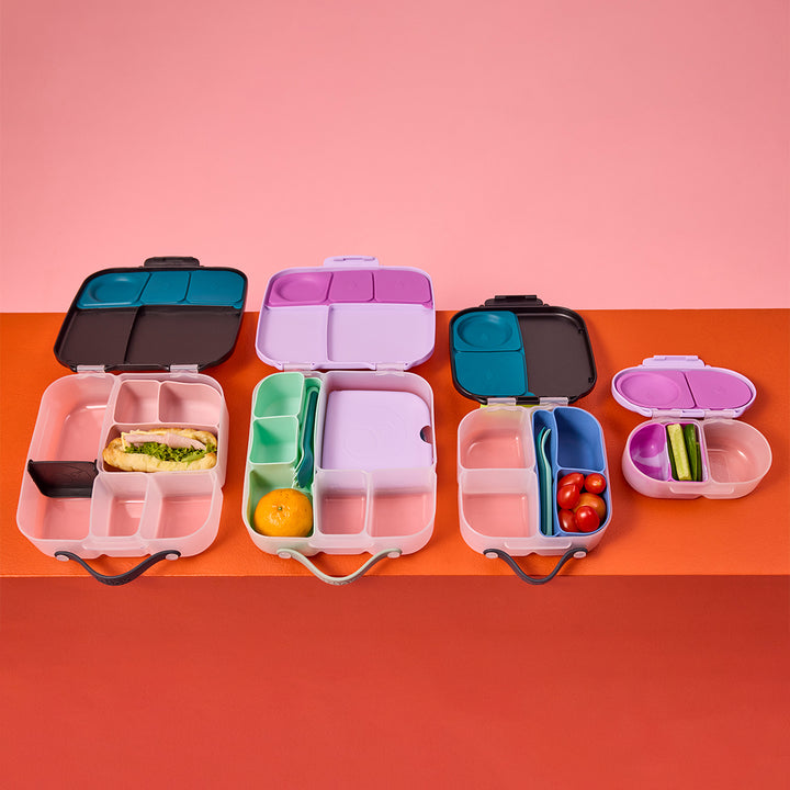 b.box Silicone Bento Buddy - LUNCH - Berry