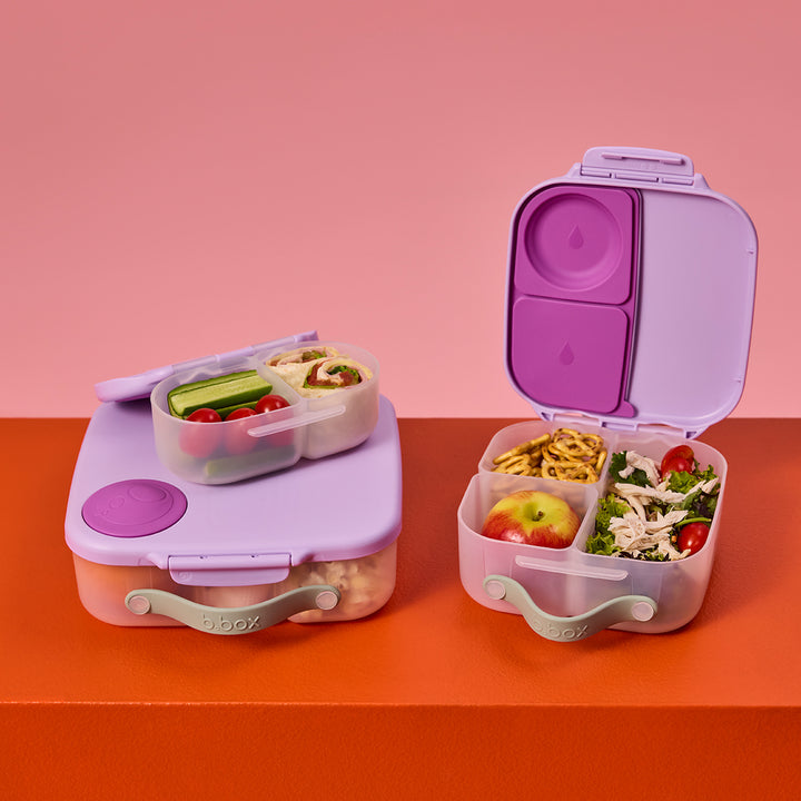 PRE-ORDER - b.box Bento Large & Mini Lunch Box & Snack Box Bundle - Sugar Plum