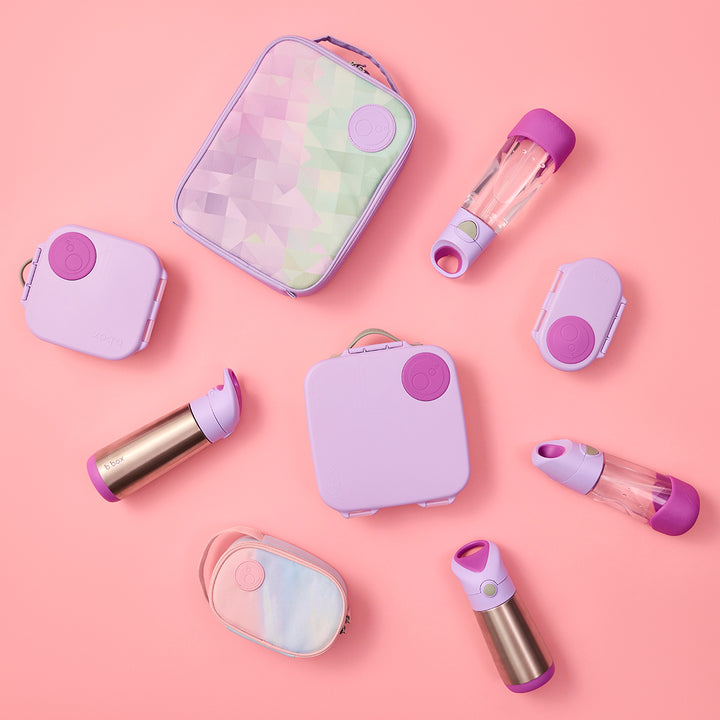 PRE-ORDER b.box Large Lunch Box & Large Bottle Bundle - Sugar Plum