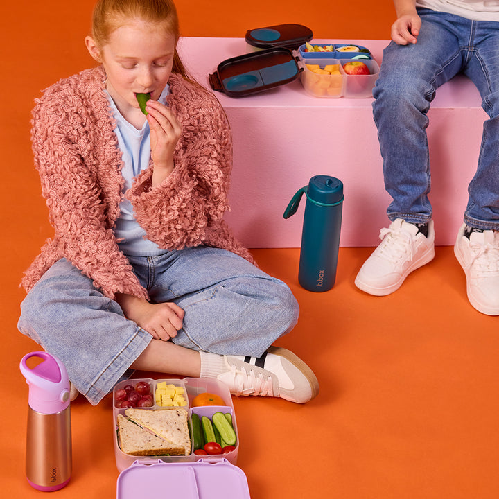 PRE-ORDER b.box Large Lunch Box & Large Bottle Bundle - Sugar Plum