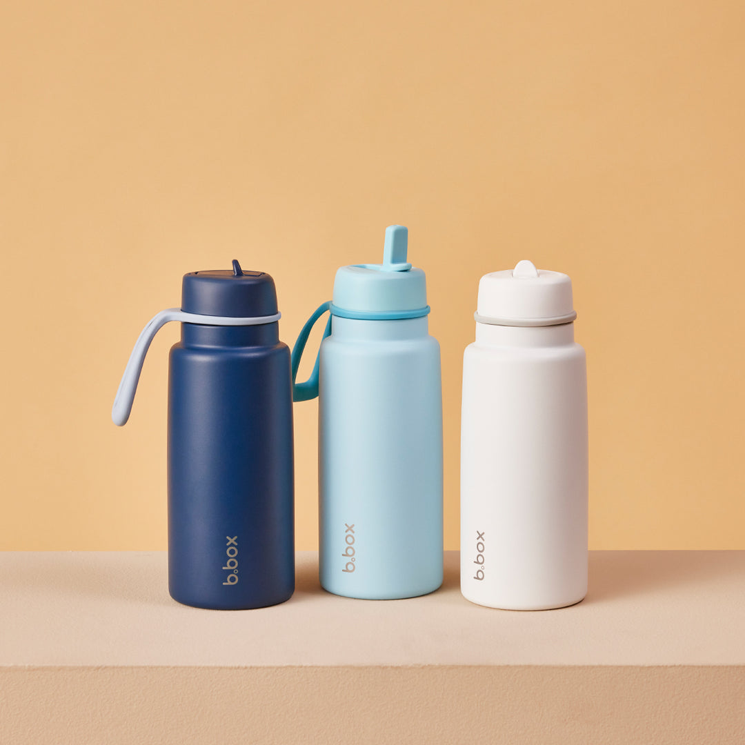 b.box 1L Insulated Flip Top Drink Bottle - Lagoon