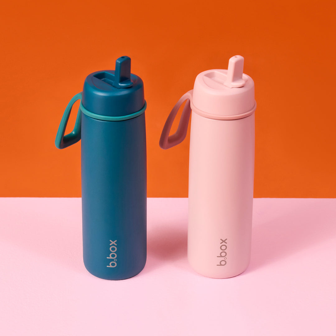 PRE-ORDER - b.box Insulated Flip Top Drink Bottle 690ml - Sea Glass