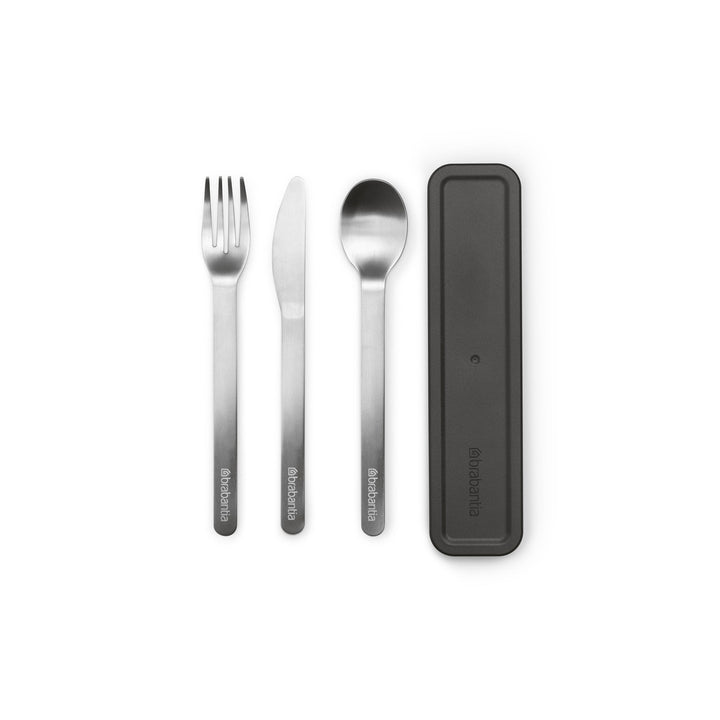 Brabantia Make & Take Cutlery Set - Dark Grey