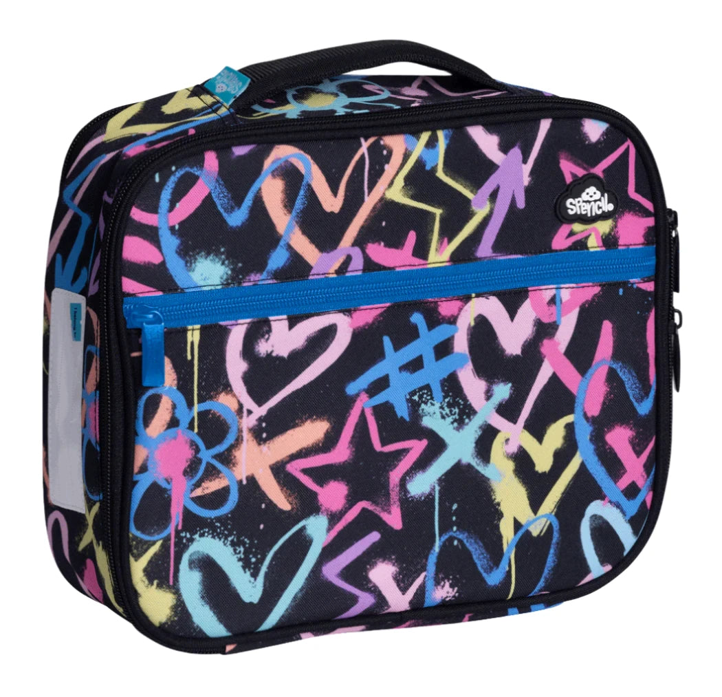 Spencil BIG Cooler Lunch Bag + Chill Pack - Hearts & Crosses