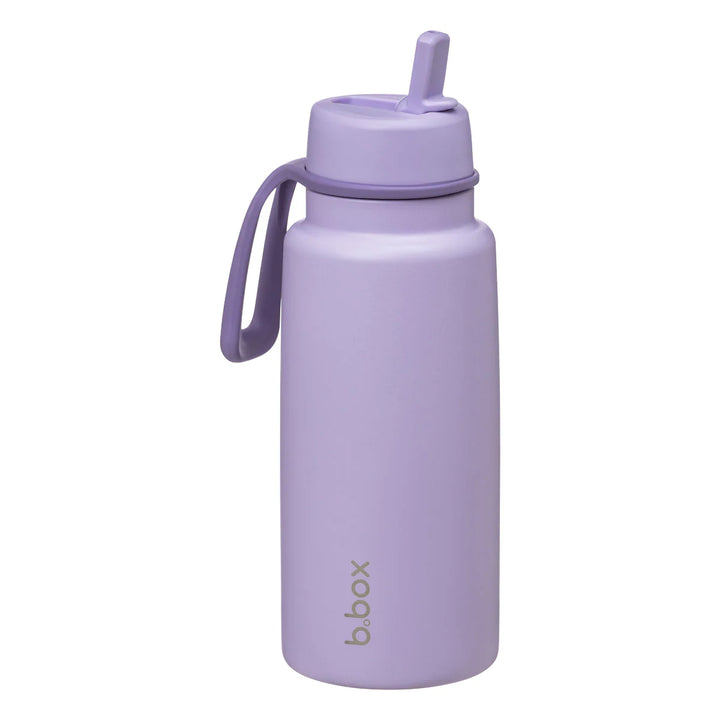b.box 1L Insulated Flip Top Drink Bottle - Lilac Love