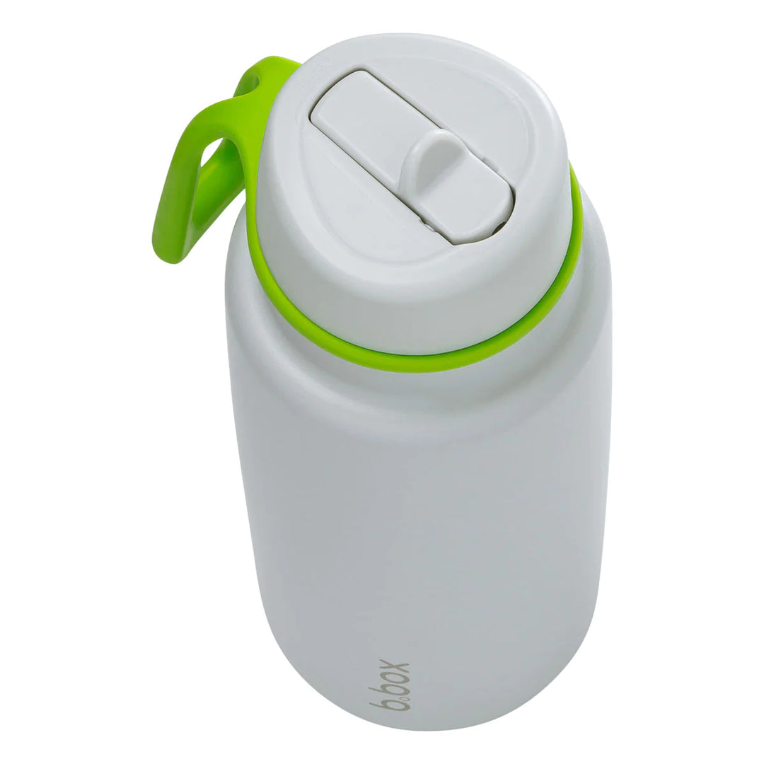 b.box 1L Insulated Flip Top Drink Bottle - Lime Time