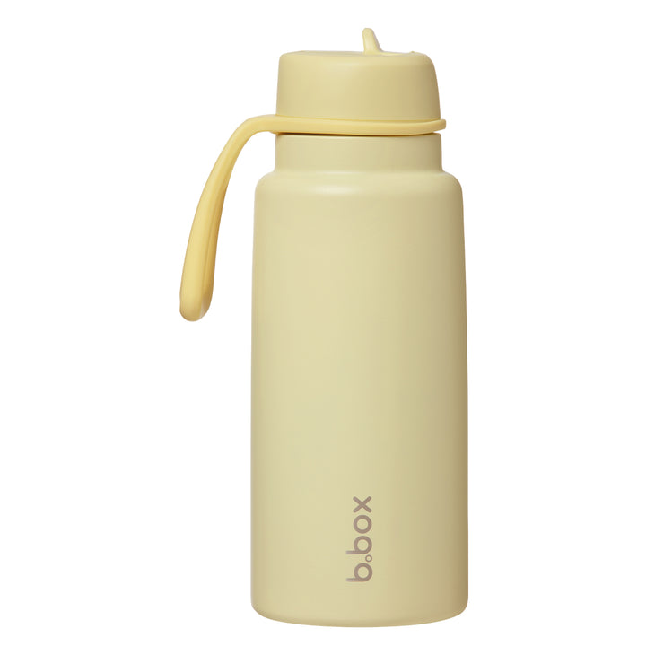 b.box 1L Insulated Flip Top Drink Bottle - Lemon Twist