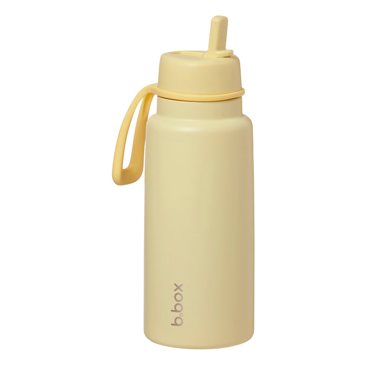 b.box 1L Insulated Flip Top Drink Bottle - Lemon Twist