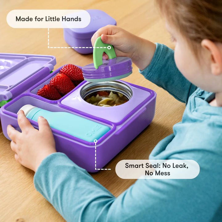 PRE-ORDER - OmieBox Hot & Cold Lunch Box V2 - Lilac Purple