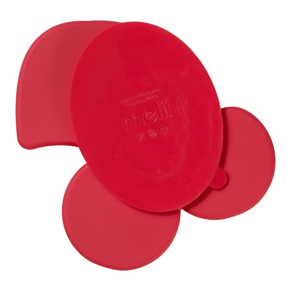 Melii Silicone Suction Plate - Cherries