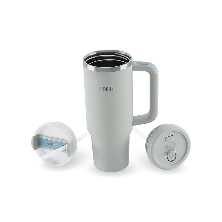 Avanti HydroQuench Insulated Tumbler with Two Lids - Grey Mist