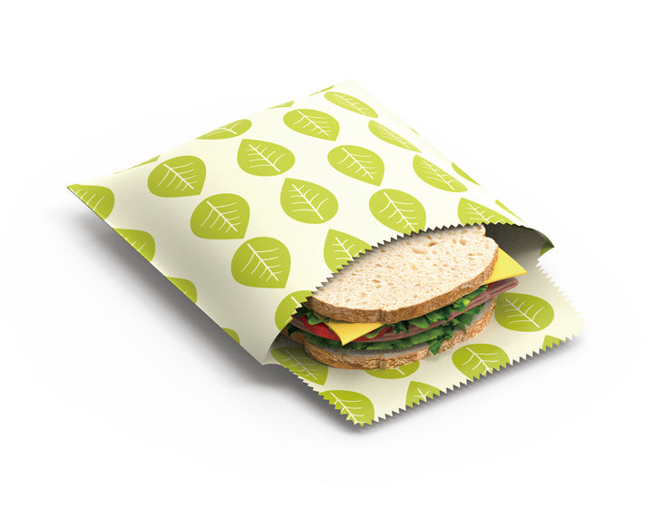 Karlstert Beeswax Sandwich Pouch 2pk - Leaves