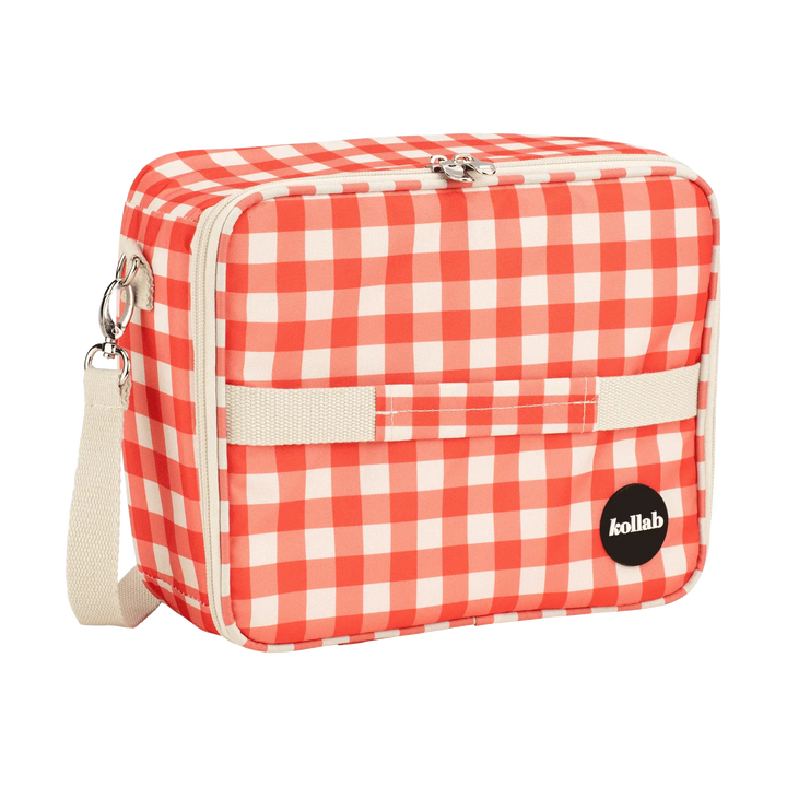 Kollab Insulated Bento Lunch Bag - Red Check