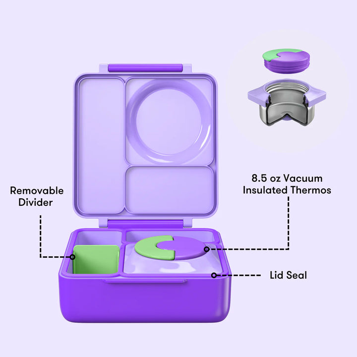 PRE-ORDER - OmieBox Hot & Cold Lunch Box V2 - Lilac Purple