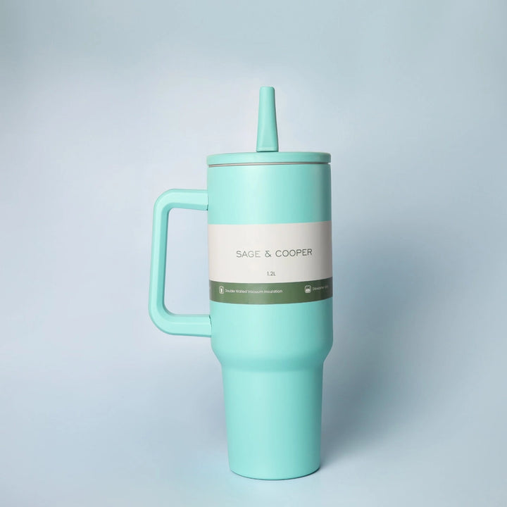 Sage & Cooper Cleo Bottle Tumbler - Aqua