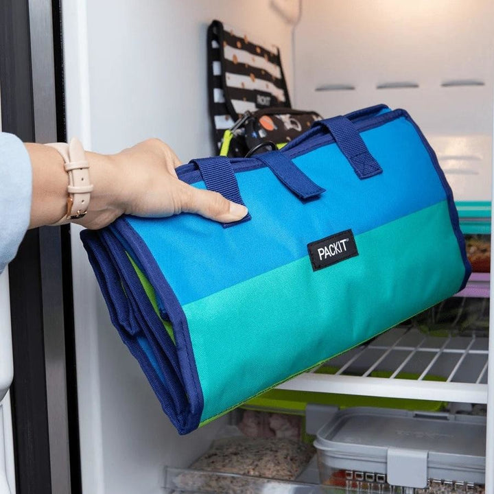 PackIt Freezable Grocery Bag - Fresh Stripe