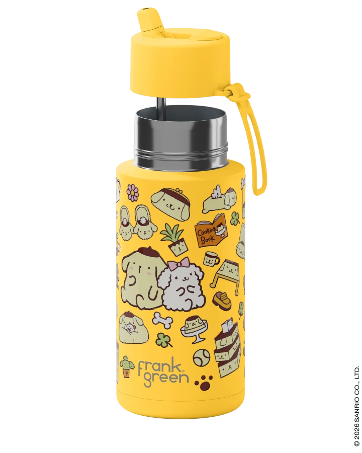 PRE-ORDER - Frank Green Insulated Drink Bottle 1L - Pompompurin