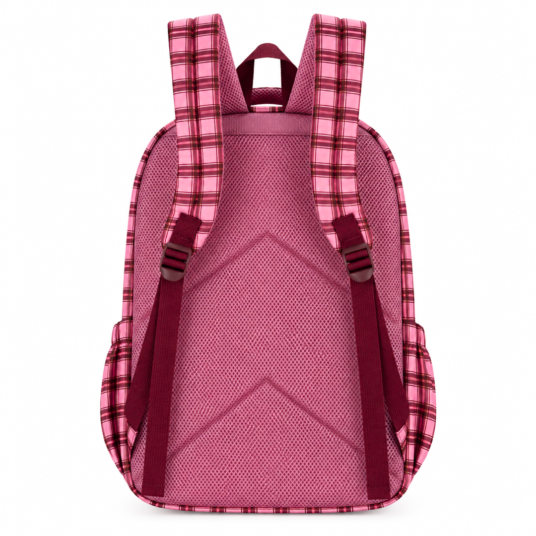 Kinnder Campus/Junior Backpack + Insulated Lunch Bag + Ice Pack Bundle - Berry Tarte