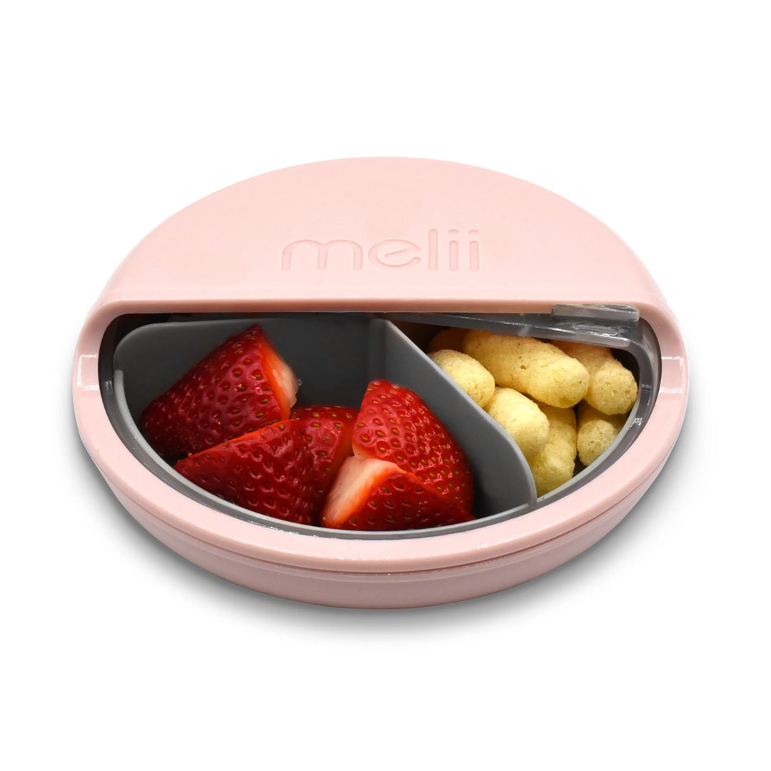 Melii Luxe Spin Snack Container - Rose