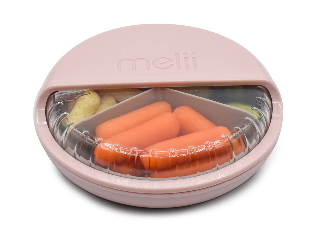 Melii Luxe Spin Snack Container - Rose