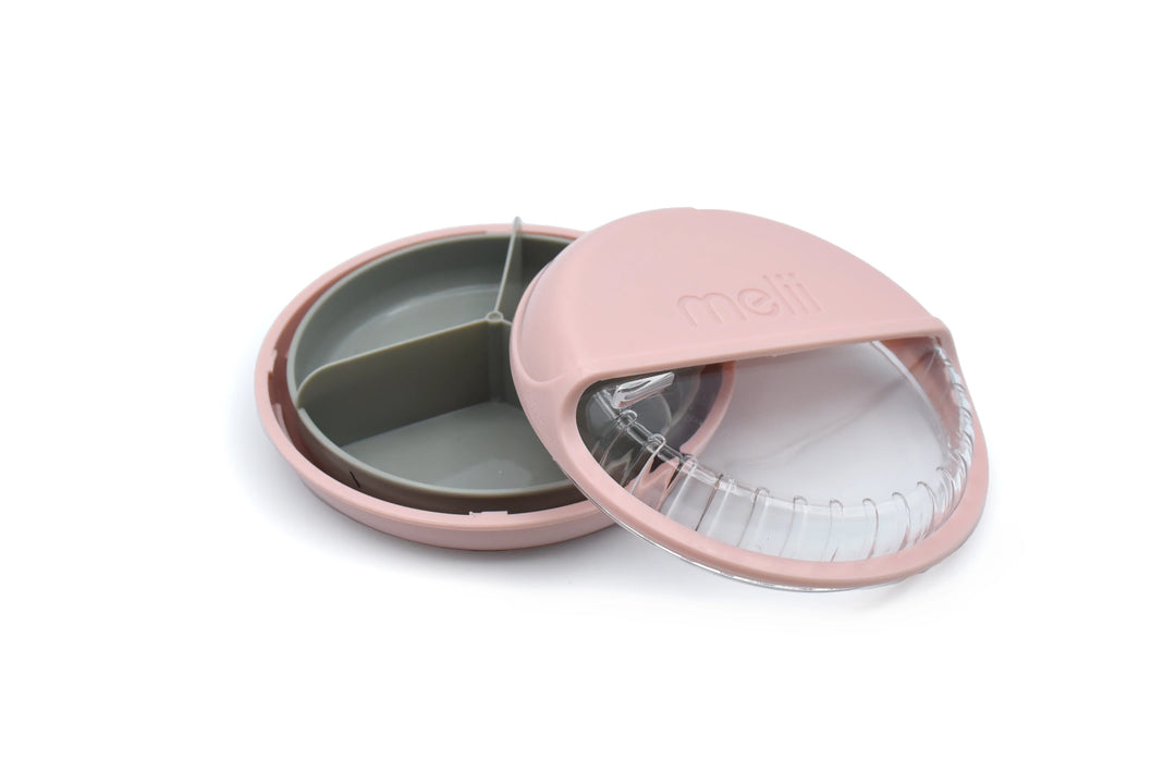 Melii Luxe Spin Snack Container - Rose